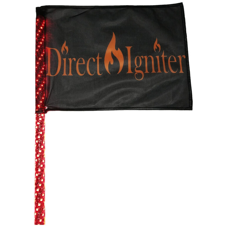 AMERICAN DREAM WRAPPED LED WHIPS-BY DIRECT IGNITER 6' PAIR 316 MODES USA COMPANY 